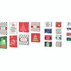Pack Of 20 Assorted Christmas Holiday Gift Boxes