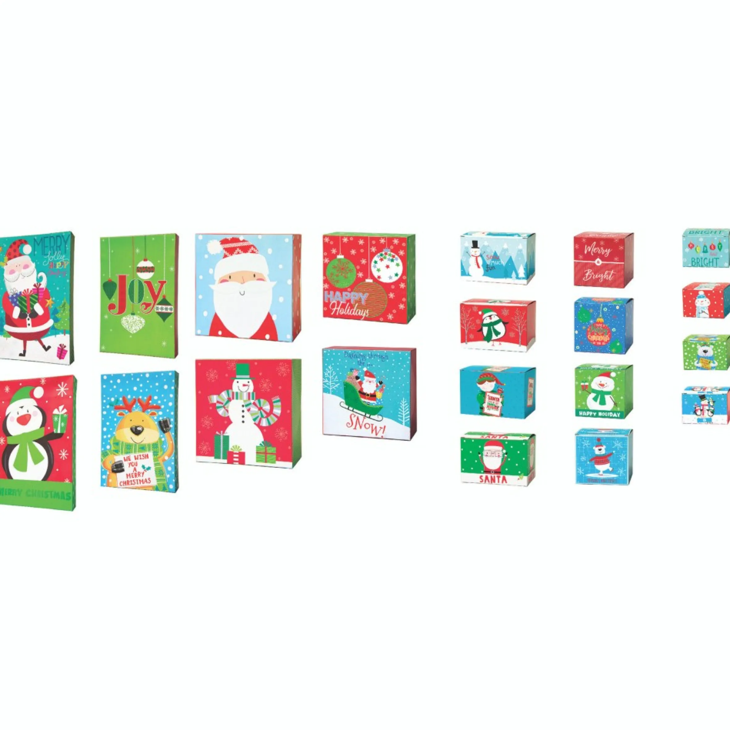 Pack Of 20 Assorted Christmas Holiday Gift Boxes