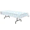 Pack Of 12 Christmas Snowflake Rectangular Tablecover 54" X 108"