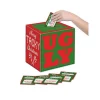 Pack Of 6 Green And Red 'Ugly' Sweater Christmas Ballot Boxes 9"