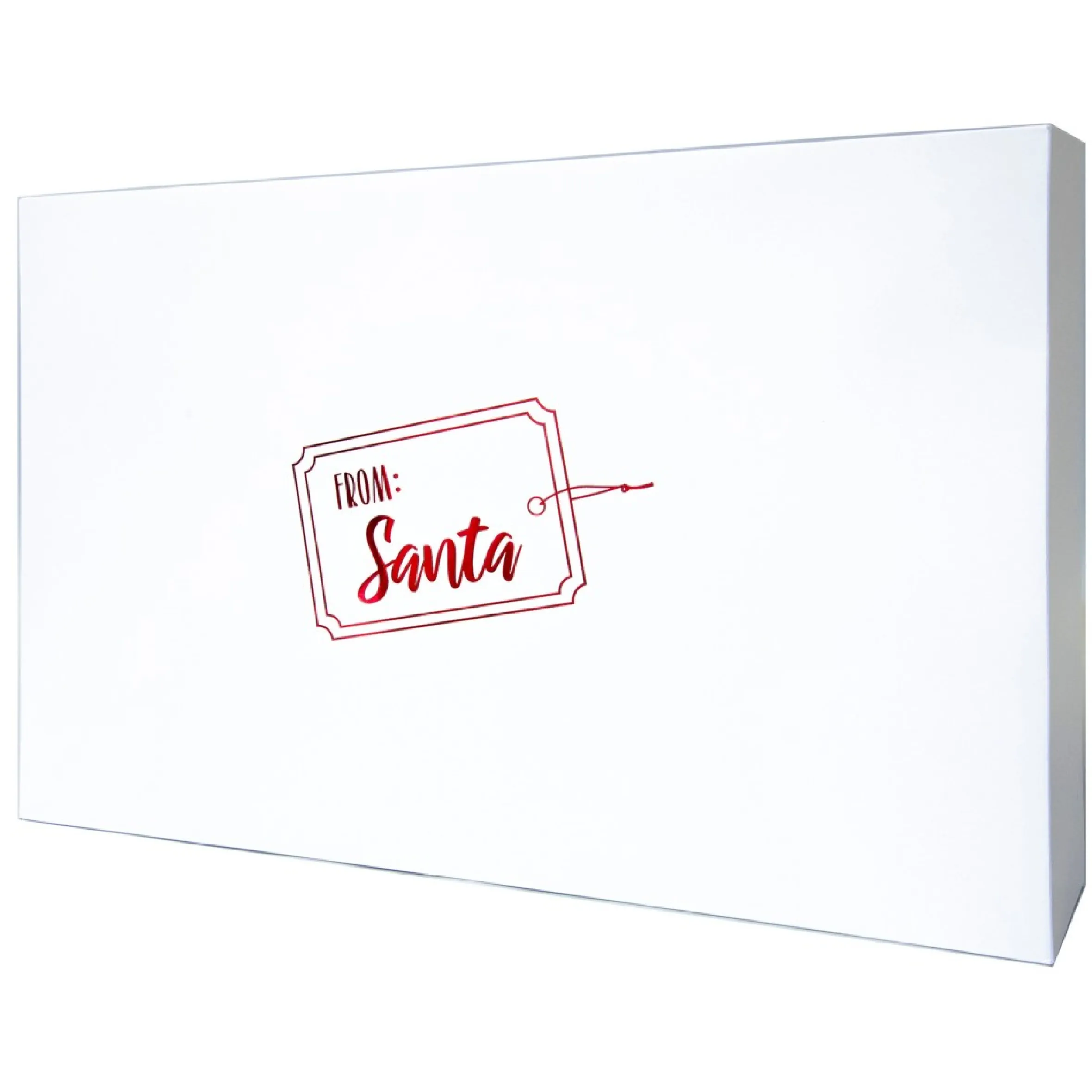 Pack Of 6 White Assorted Christmas Holiday Gift Boxes