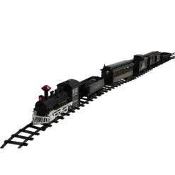 16Pc Battery Operated Lighted And Animated Classic Train Set With Sound