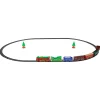 23 Pc Battery Operated Lighted And Animated Classic Christmas Train Set With Oval Track
