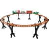 36 Pc Battery Operated Lighted And Animated Train Set With Raised Track And Sound