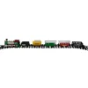 18-Piece Black And Green Battery Operated Animated Classic Model Train Set