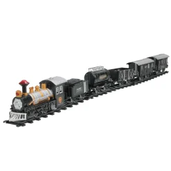 17-Piece Black Consummate Animated Classic Train Set