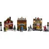 11-Piece Led Lighted Theater And Shops Christmas Village Display Set