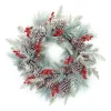 Pine And Berry With Cone Artificial Christmas Wreath, 27-Inch, Unlit