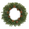 Pine And Pinecone Artificial Christmas Wreath, 25.5-Inch, Unlit