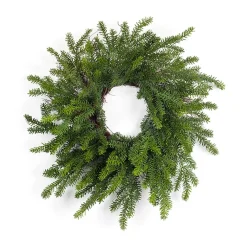 Pine Artificial Christmas Wreath, 32-Inch, Unlit