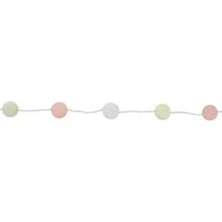 9' Pink And White Candy Novelty Christmas Garland - Unlit