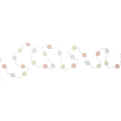 9' Pink And White Candy Novelty Christmas Garland - Unlit
