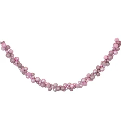 6' Pink 3-Finish Shatterproof Ball Christmas Garland
