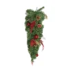 30" Pre-Decorated Artificial Christmas Teardrop Swag - Unlit