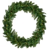 Pre-Lit Buffalo Fir Commercial Artificial Christmas Wreath, 6' - Warm White Lights
