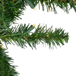 Pre-Lit Buffalo Fir Commercial Artificial Christmas Wreath, 6' - Warm White Lights