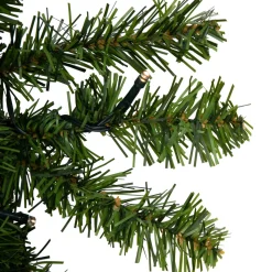 Pre-Lit Canadian Pine Artificial Christmas Double Wreath, 36-Inch, Clear Led Lights