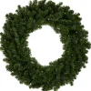 Pre-Lit Canadian Pine Artificial Christmas Wreath, 30-Inch, Clear Lights