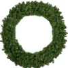 Pre-Lit Canadian Pine Artificial Christmas Wreath, 48-Inch, Multicolor Lights