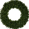 36" Pre-Lit Canadian Pine Artificial Christmas Wreath, Clear Lights
