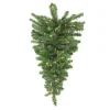 30" Pre-Lit Canadian Pine Artificial Christmas Teardrop Door Swag - Clear Lights
