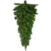42" Pre-Lit Canadian Pine Artificial Christmas Teardrop Door Swag - Clear Lights