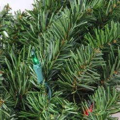 Pre-Lit Commercial Canadian Pine Artificial Christmas Wreath - 5-Ft, Multi Lights