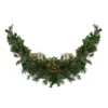 6' Pre-Lit Country Mixed Pine Artificial Christmas Swag - Clear Lights
