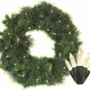 Pre-Lit Led Anchorage Fir Pine Cone Christmas Wreath, 30-Inch, Clear Lights