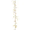78" Pre-Lit Led Gold Beaded Artificial Christmas Garland