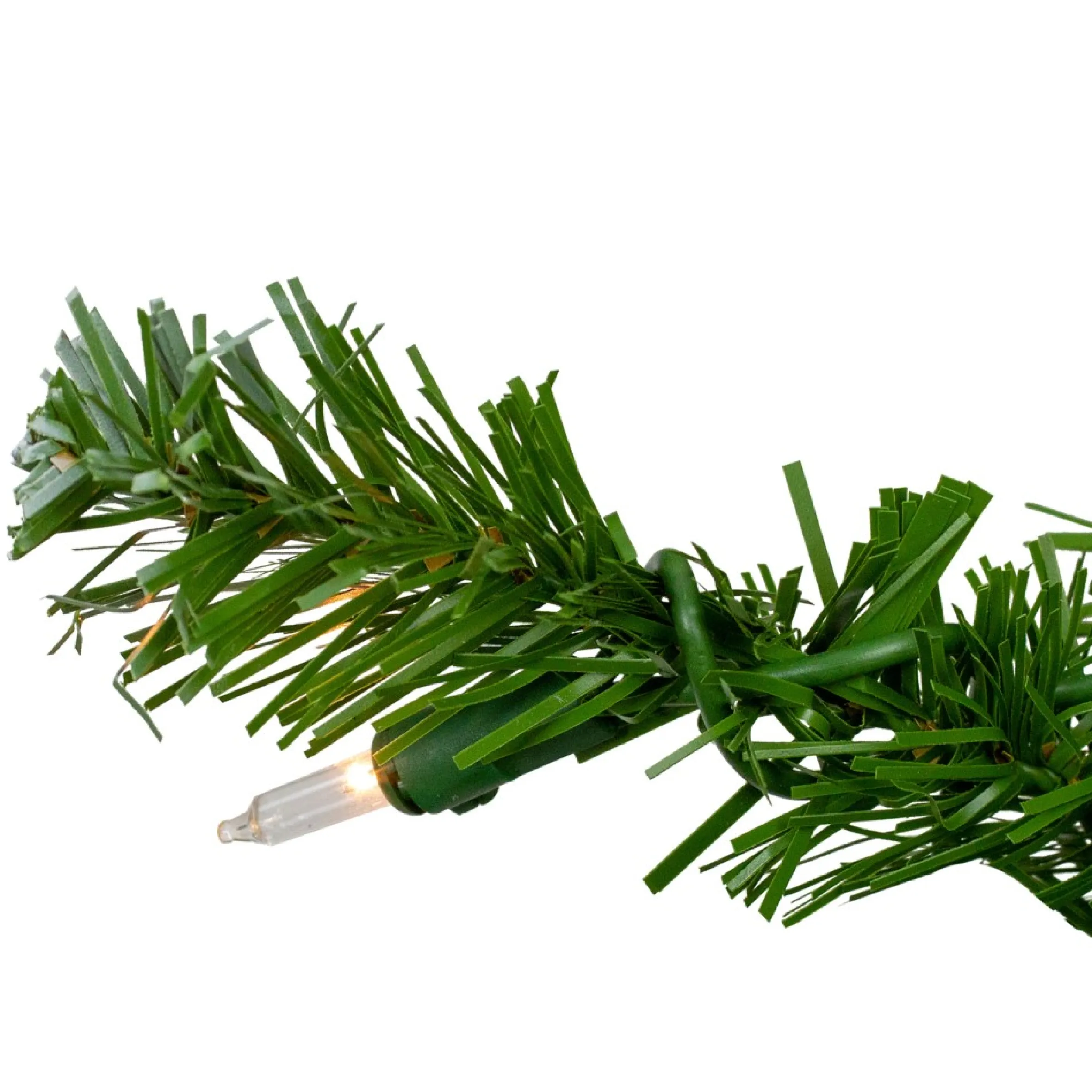 Pre-Lit Mixed Winter Berry Pine Artificial Christmas Wreath - 24-Inch, Clear Lights