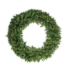 Pre-Lit Northern Pine Artificial Christmas Wreath - 24-Inch, Clear Lights