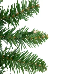 Pre-Lit Vernon Pine Artificial Christmas Wreath, 24-Inch, Warm White Led Lights