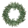 Pre-Lit Washington Frasier Fir Artificial Christmas Wreath - 24-Inch, Clear Lights