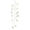 6' Pre-Lit White Bark Artificial Christmas Garland - Warm White Led Lights