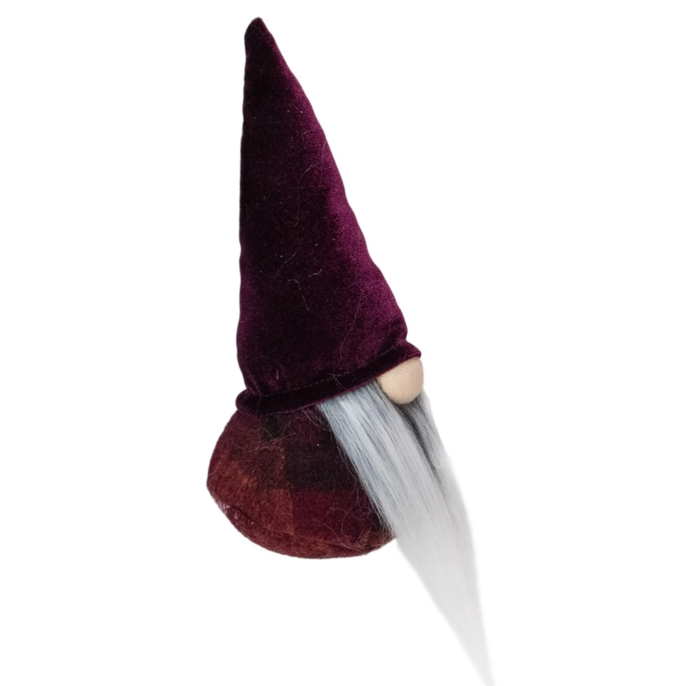 9" Purple Plum Standing Gnome Christmas Tabletop Decor