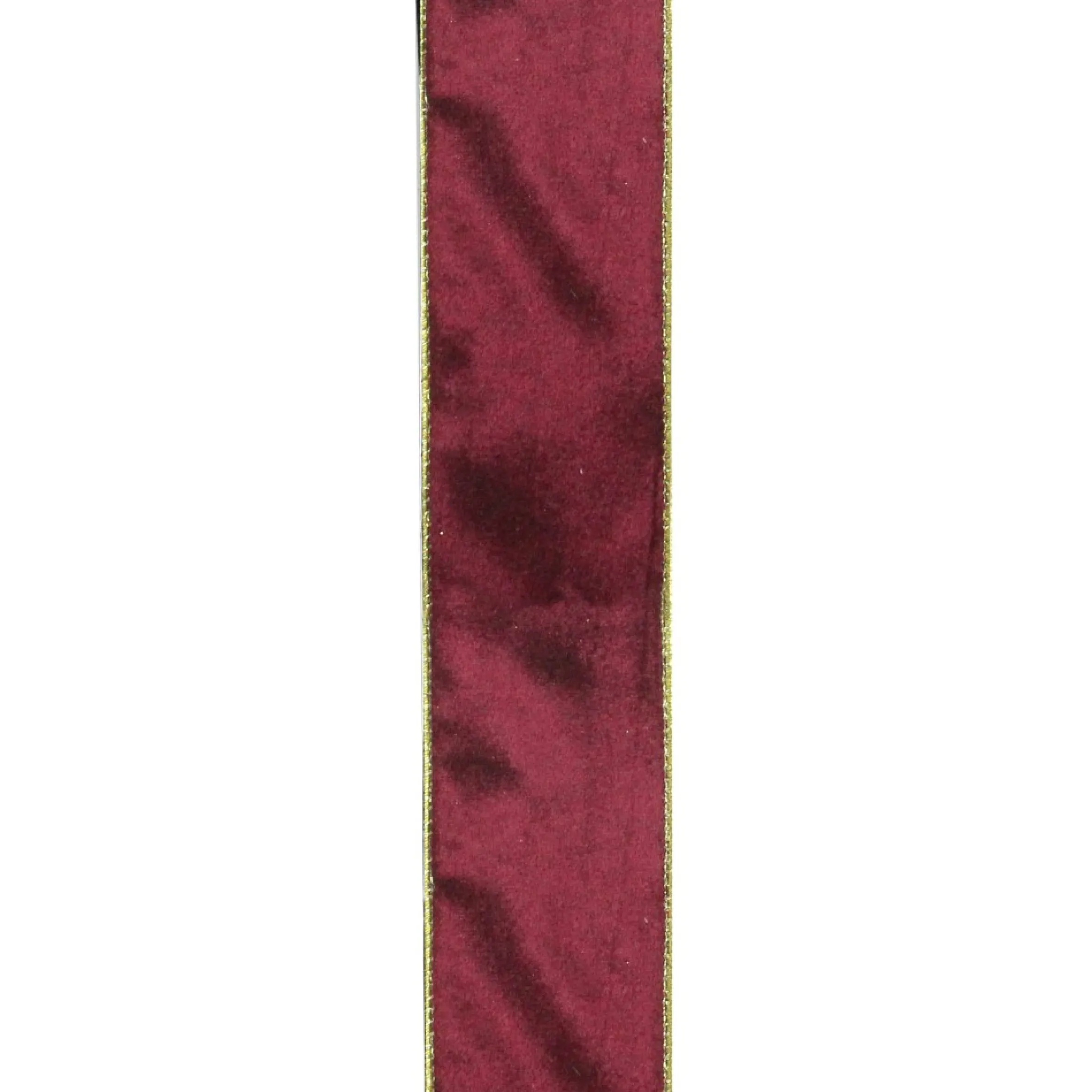 Red And Gold Wired Christmas Craft Ribbon 2.5" X 10 Yards