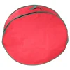 36" Red And Green Christmas Wreath Storage Bag