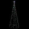 5' Red And Green Led Lighted Twinkling Christmas Tree Outdoor Decor