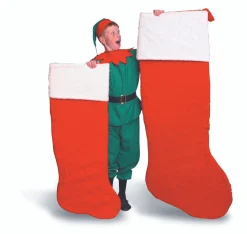 60" Red And White Giant Christmas Stocking