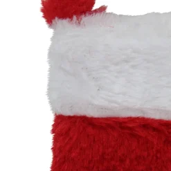6" Red And White Traditional Cuff Mini Christmas Stocking