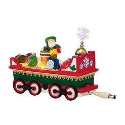 5.5" Red And Yellow Led Santa Claus Tabletop Figurine