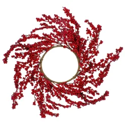 28" Red Berries Artificial Christmas Wreath - Unlit