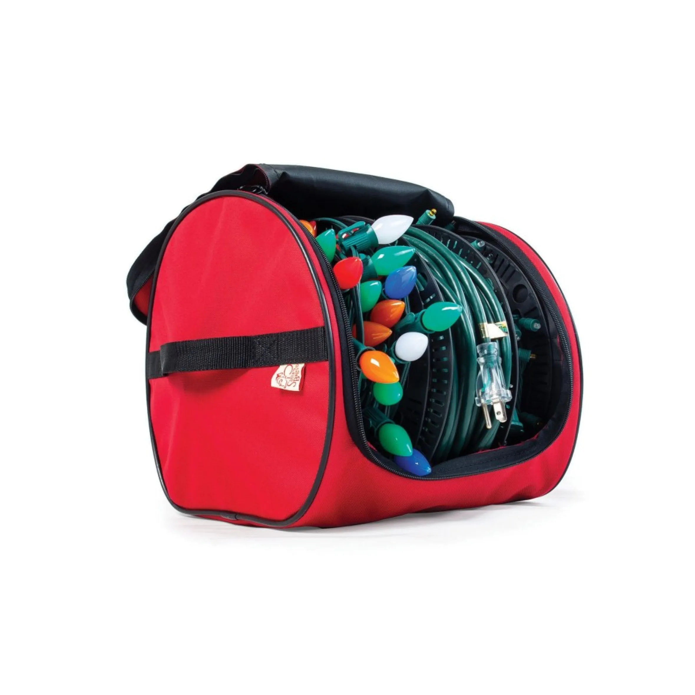 14" Red Christmas Lights Storage Reels Bag
