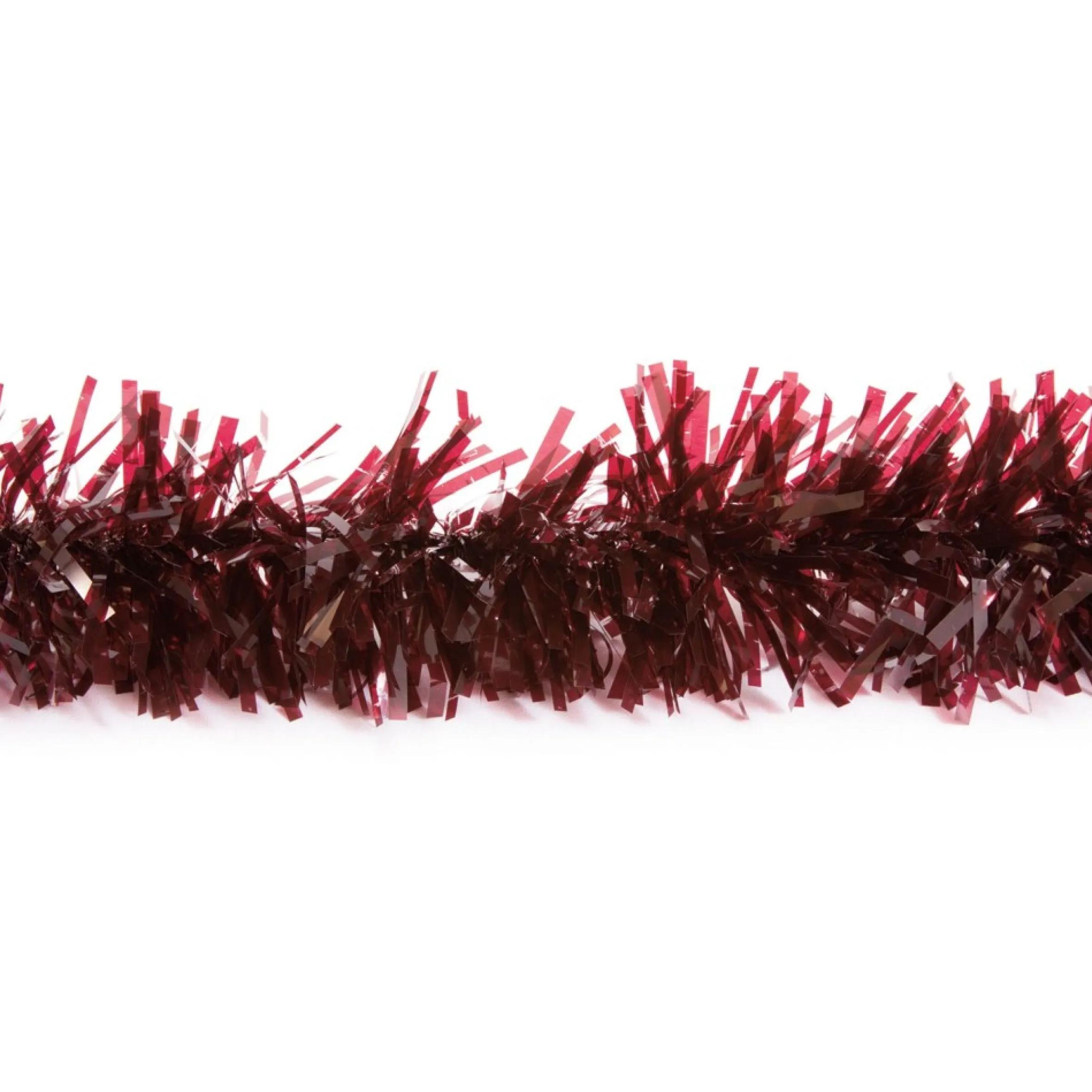 25' Red Metallic Twist Novelty Christmas Garland