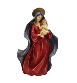 18.5" Religious Virgin Mary With Baby Jesus Christmas Nativity Figure