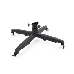 Rolling Christmas Tree Stand For Trees 7.5' - 12' With Adjustable Legs