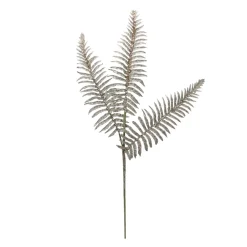 29.5" Rose Gold Glittered And Sequined Fern Christmas Spray