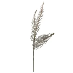 29.5" Rose Gold Glittered And Sequined Fern Christmas Spray