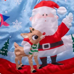 48" Rudolph And Friends Round Christmas Tree Skirt